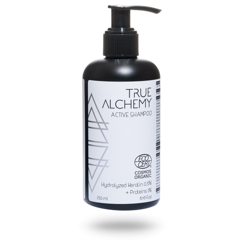 Купить True Alchemy Шампунь для волос Active shampoo «Hydrolyzed Keratin 0.3% + Proteins 1%», 250 мл