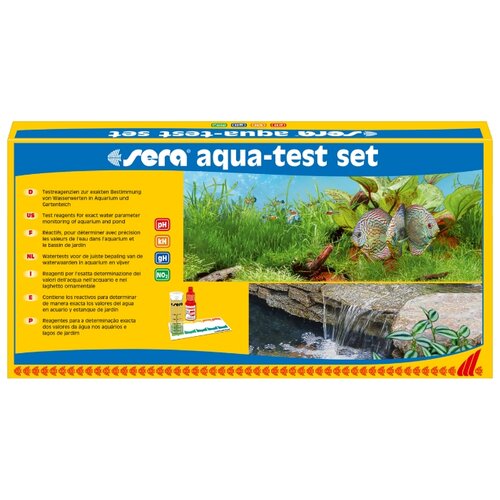 фото Набор тестов для воды sera aqua-test-set рн, gh, kh, no2