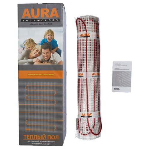 фото Нагревательный мат aura heating мта 150 вт/м2 3,5 м2 525 вт