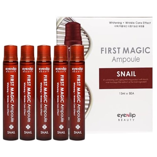 фото Eyenlip First Magic Ampoule Snail Ампулы для лица с улиточным экстрактом , 13 мл (5 шт.)