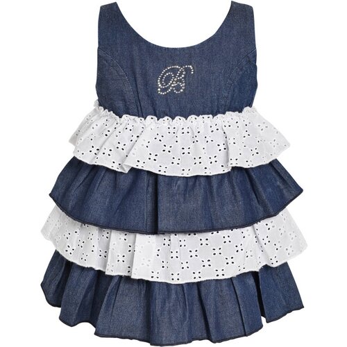 фото Платье летнее для девочки (размер: 92), арт. 933514, цвет темно-синий babylon fashion