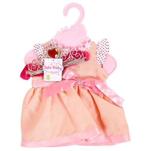 фото Junfa toys платье с поясом и короной blc18-b розовый