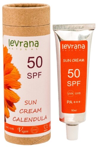 Levrana Солнцезащитный крем для тела Календула SPF 50 Levrana Солнцезащитный крем для тела Календула SPF 50