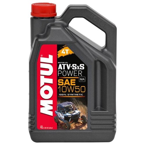 фото Синтетическое моторное масло motul atv-sxs power 4t 10w50, 1 л