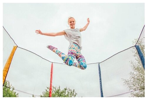 Каркасный батут Sundays Acrobat 488 см - 16ft с сеткой Каркасный батут Sundays Acrobat 488 см - 16ft с сеткой