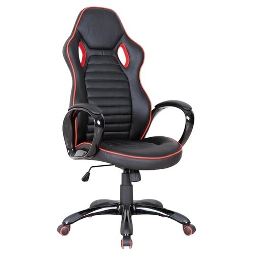 фото Компьютерное кресло signal q-105, обивка: искусственная кожа, цвет: черный/красный