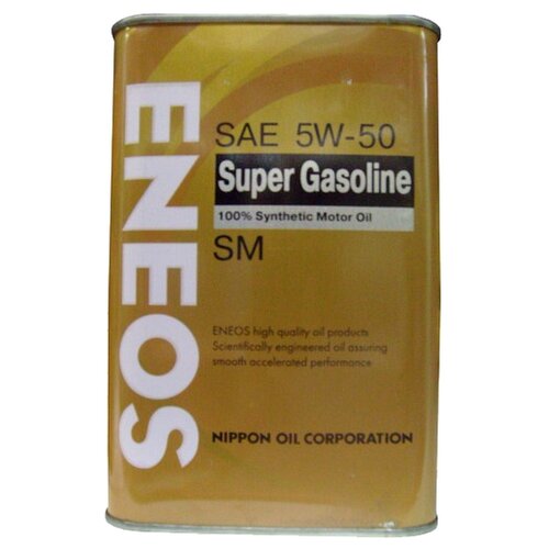 фото Синтетическое моторное масло eneos super gasoline sm 5w-50, 0.94 л