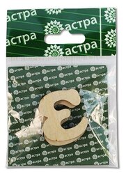 Astra & Craft Деревянная заготовка для декорирования Буква З L-238 (2 шт.)