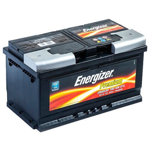 фото Автомобильный аккумулятор energizer premium em80lb4