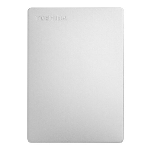 фото Внешний HDD Toshiba Canvio Slim 2 ТБ серебристый