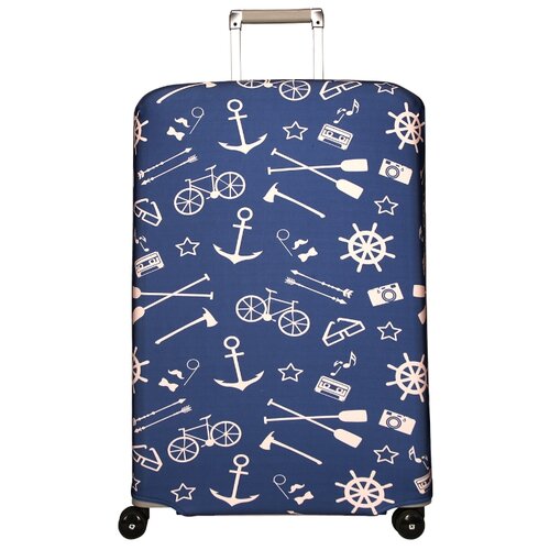 фото Чехол для чемодана routemark oldboy sp180 l/xl, синий