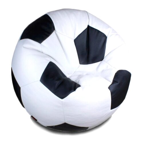 фото Mr.puff кресло-мешок футбольный мяч бело-черный дюспо