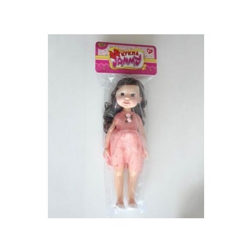 фото Кукла "jammy", в розовом платье (32 см) yako