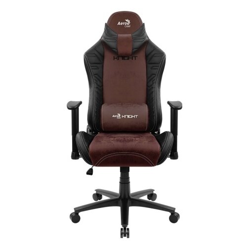 фото Компьютерное кресло aerocool knight игровое, обивка: текстиль/искусственная кожа, цвет: burgundy red