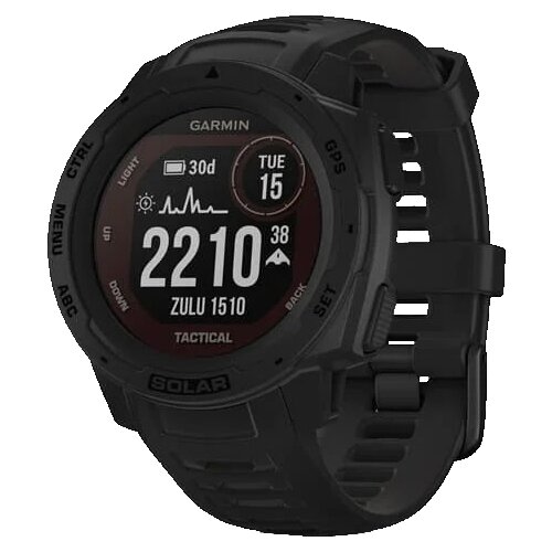 фото Умные часы garmin instinct solar tactical, black