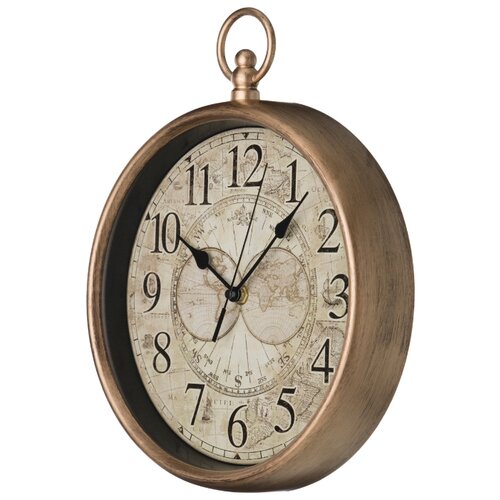 фото Часы настенные кварцевые italian style 31х25 см, античное золото lefard