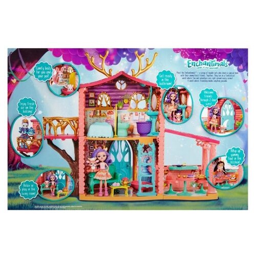 фото Игровой набор enchantimals (mattel) домик данессы оленни (frh50)