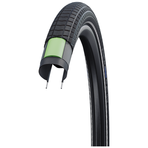 фото Покрышка для велосипеда schwalbe big ben plus 24x2,15" (55-507), greenguard, addix цвет: black-reflex
