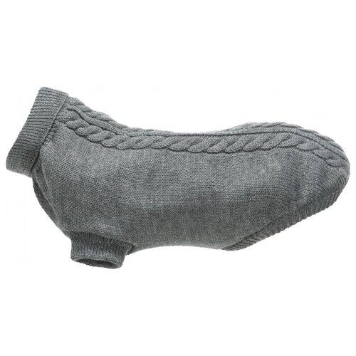 фото Пуловер для собак "kenton", l: 60 см, цвет: серый trixie