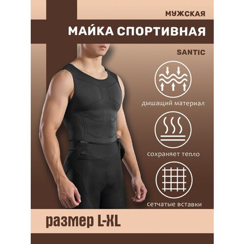 фото Майка santic, размер l-xl, черный