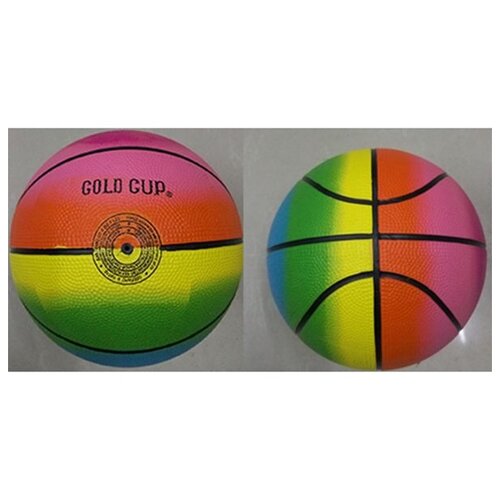 фото Мяч баскетбольный "радужный", резиновый shenzhen jingyitian trade