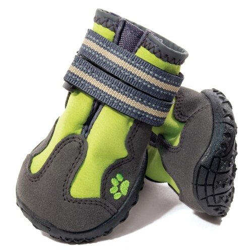 фото Ботинки для собак "triol" (зеленые), размер xs