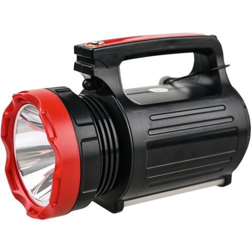 фото Дальнобойный аккумуляторный фонарь с доп рассеянным светом и powerbank focusray 1232