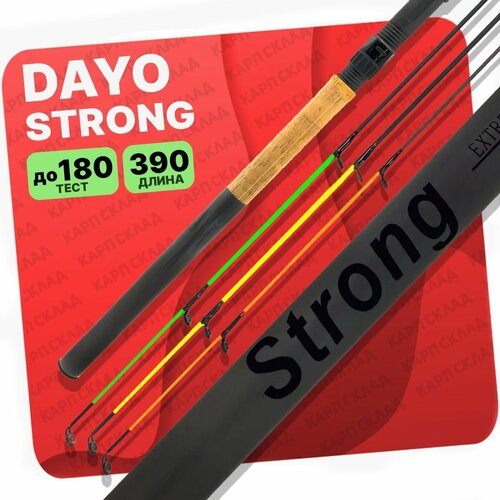 фото Удилище фидерное dayo strong feeder carbon штекерное до 180гр, 390 см