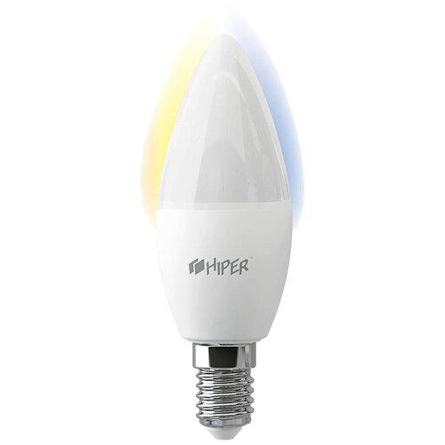 фото Лампа светодиодная hiper iot c1 white, e14, 6вт