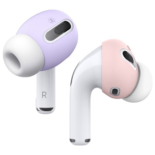 фото Elago для airpods pro накладки на наушники ear tips cover pink/lavender