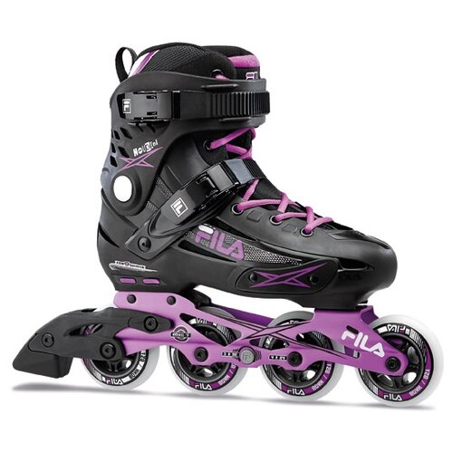 фото Роликовые коньки fila 2021 madame houdini black/violet (uk:8) fila skates