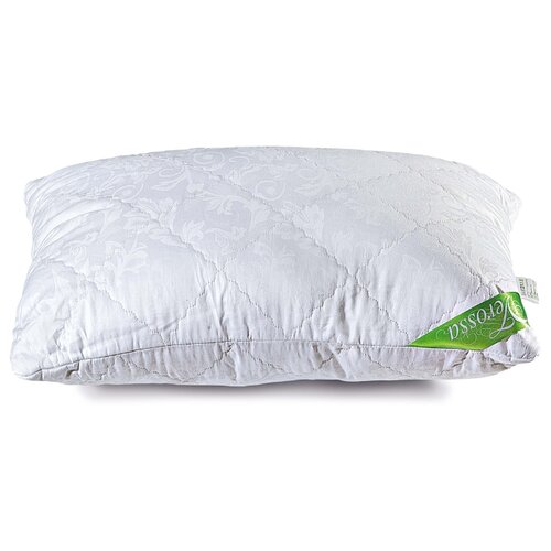 фото Бамбуковая подушка verossa (белый), подушка 50x70 высокая нордтекс