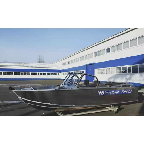 фото Моторная лодка wyatboat-490 dcm pro/ алюминиевый катер/ лодки wyatboat