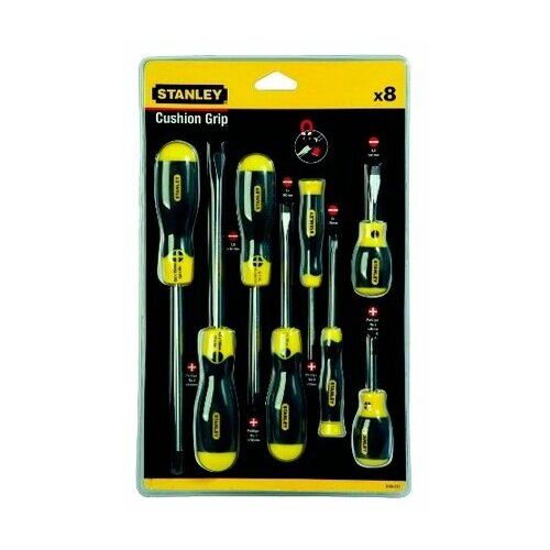 фото Набор отверток stanley hand tools stanley cushion grip из 8 шт.