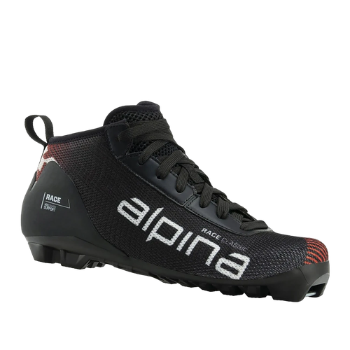 фото Лыжные ботинки alpina r cl sm, р. 47, black/white