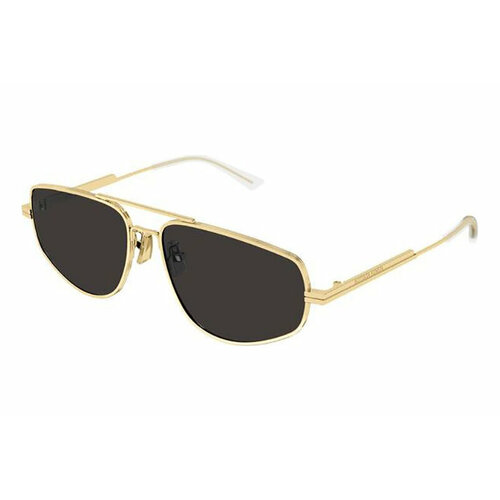 фото Солнцезащитные очки bottega veneta, золотой, серый