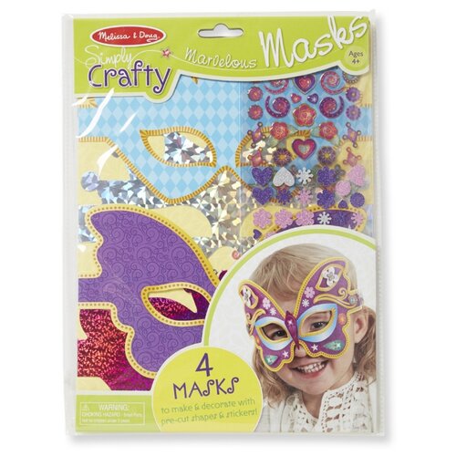 фото Melissa & doug набор для творчества великолепные маски для девочек (9481)