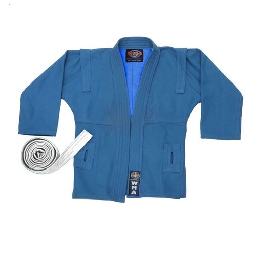фото Куртка для самбо "wma" (синяя) wsj-43 р.0/130 hawk