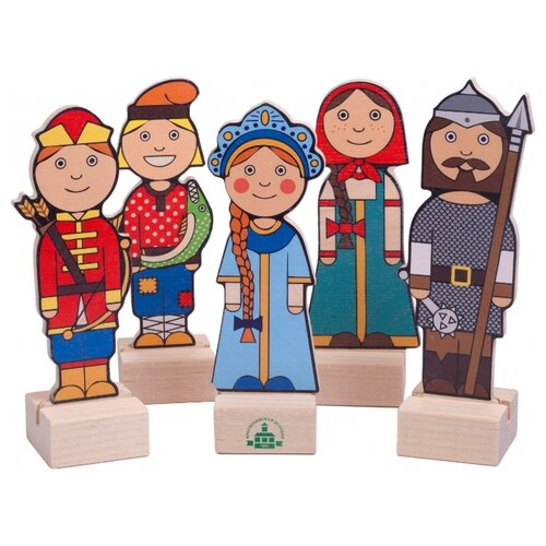 фото Краснокамская игрушка набор персонажей герои русских сказок (н-66)