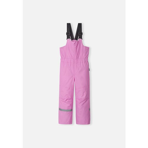 фото Полукомбинезон lassie, демисезон/зима, ветрозащита, водонепроницаемый, подтяжки, светоотражающие элементы, для девочек, размер 92, розовый