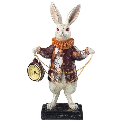 фото Часы английская коллекция кролик 30 см lefard (774-127)