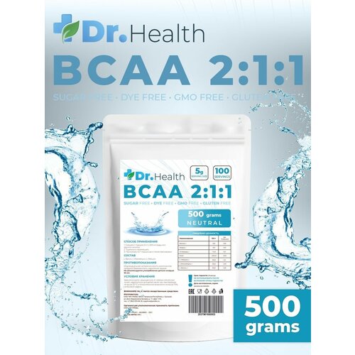 фото Dr.health порошок bcaa 2-1-1 500г