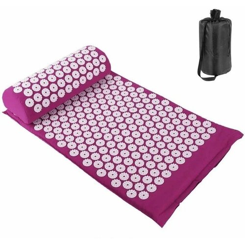 фото Набор подушка и коврик для йоги массажный boryulya