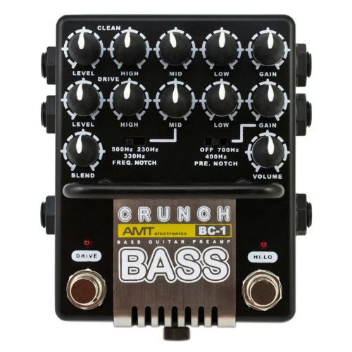 фото Amt bc-1 bass crunch preamp басовые педали, преампы/усилители amt electronics