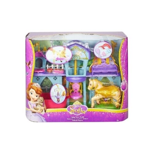 фото Игровой набор mattel sofia замок с пегасом маттел