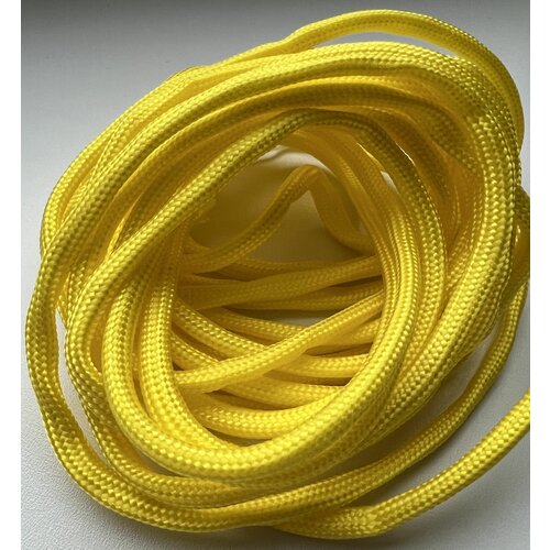 фото Papa cord паракорд 550 желтый неон 4мм шнур для плетения темляка, браслетов 6 метров нет бренда
