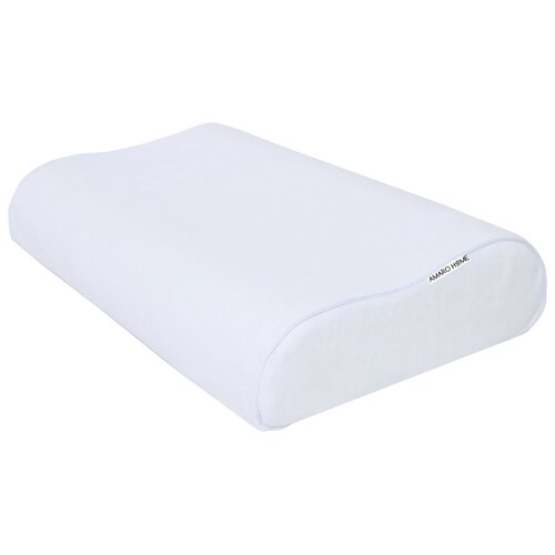 фото Подушка amaro home memory foam wave 60х40х13/11 см.