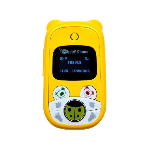 фото Телефон babyphone bph, желтый