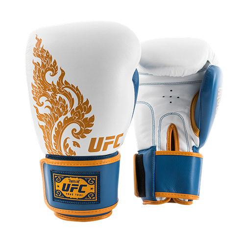 фото Ufc true thai перчатки для бокса blue/white,14 унций