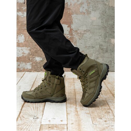 фото Ботинки videya, размер 43, зеленый